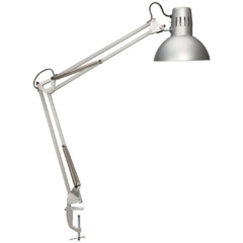 MAUL Lampe de bureau à LED MAULstudy, avec pince, rouge