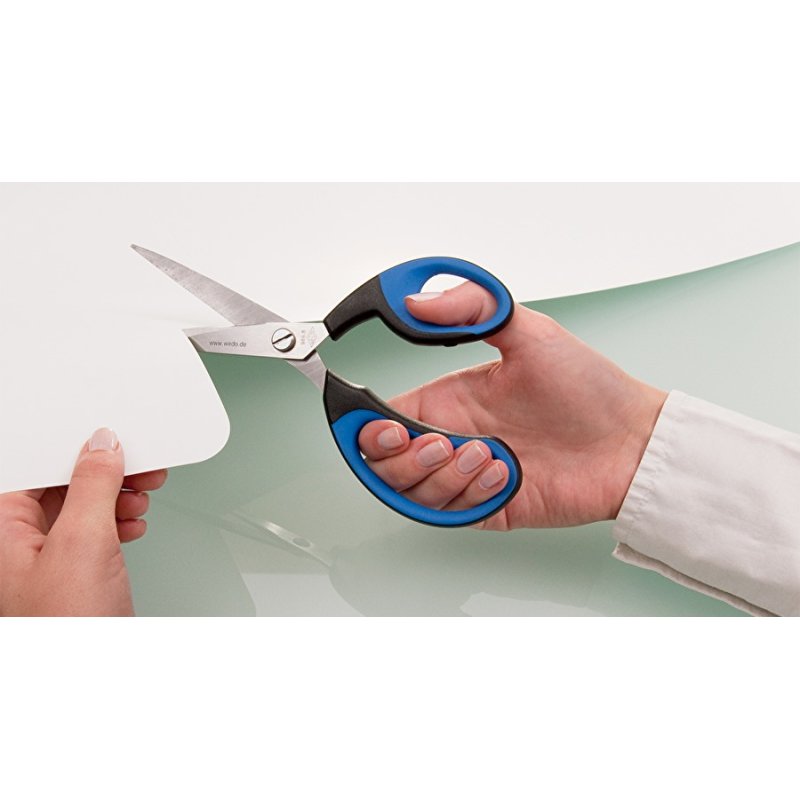 Wedo 989 8 Straight cut Black, Blue