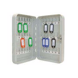 WEDO Armoire à clés pour 36 clés, gris clair