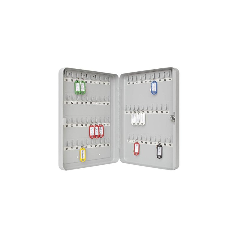 WEDO Armoire à clés pour 70 clés, gris clair