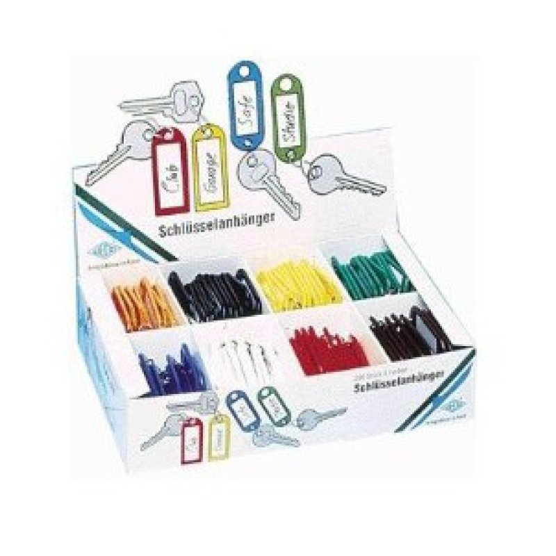 WEDO Porte-clé crochet en S, plastique, assorti