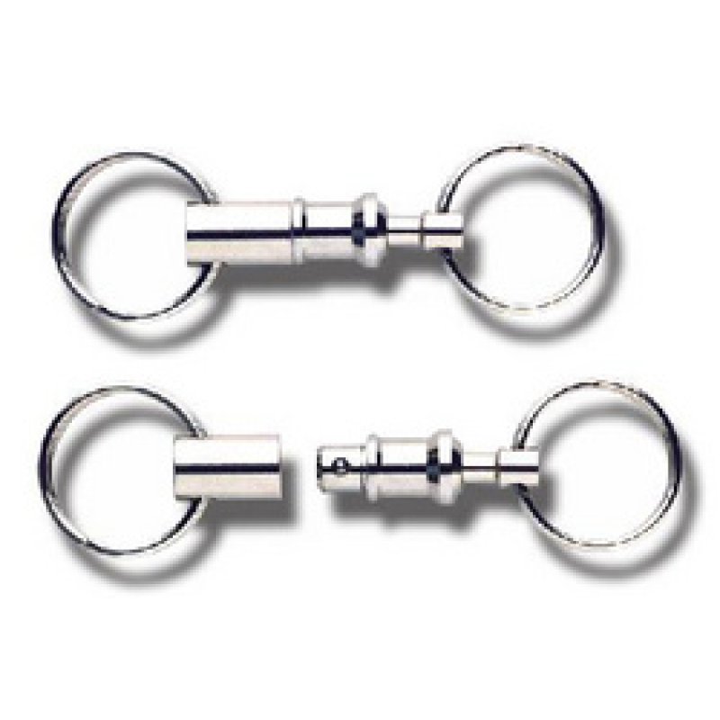 WEDO Support pour clés, avec un raccordement, argent