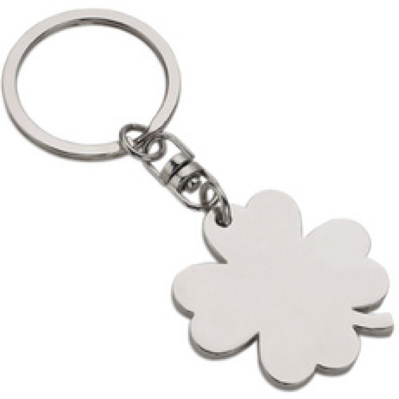 WEDO Porte-clés trèfle à 4 feuilles, en métal