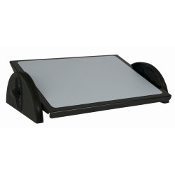 WEDO Repose-pieds Relax Steel, hauteur réglable, noir