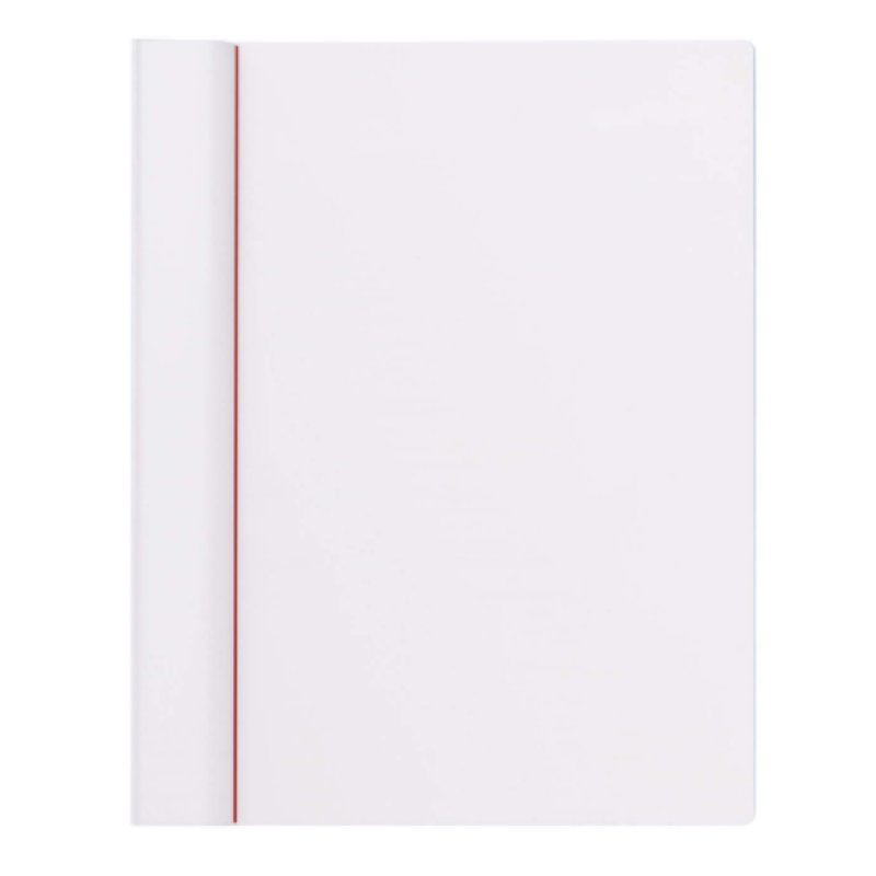 MAUL MAULpro bloc-notes A4 Plastique, Acier inoxydable Rouge, Blanc