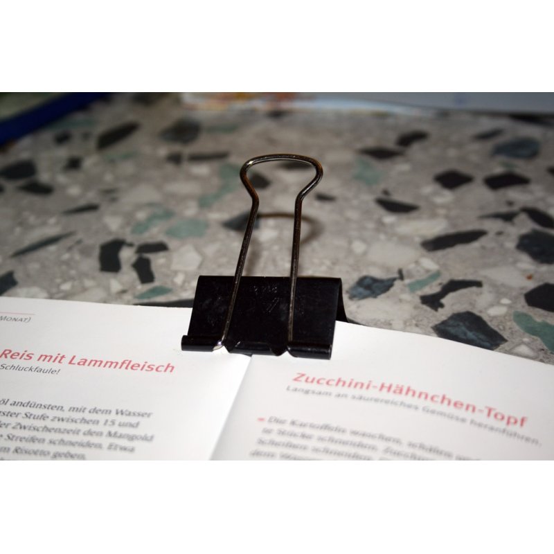 MAUL Pince double clip mauly 215, noir, (L)16 mm