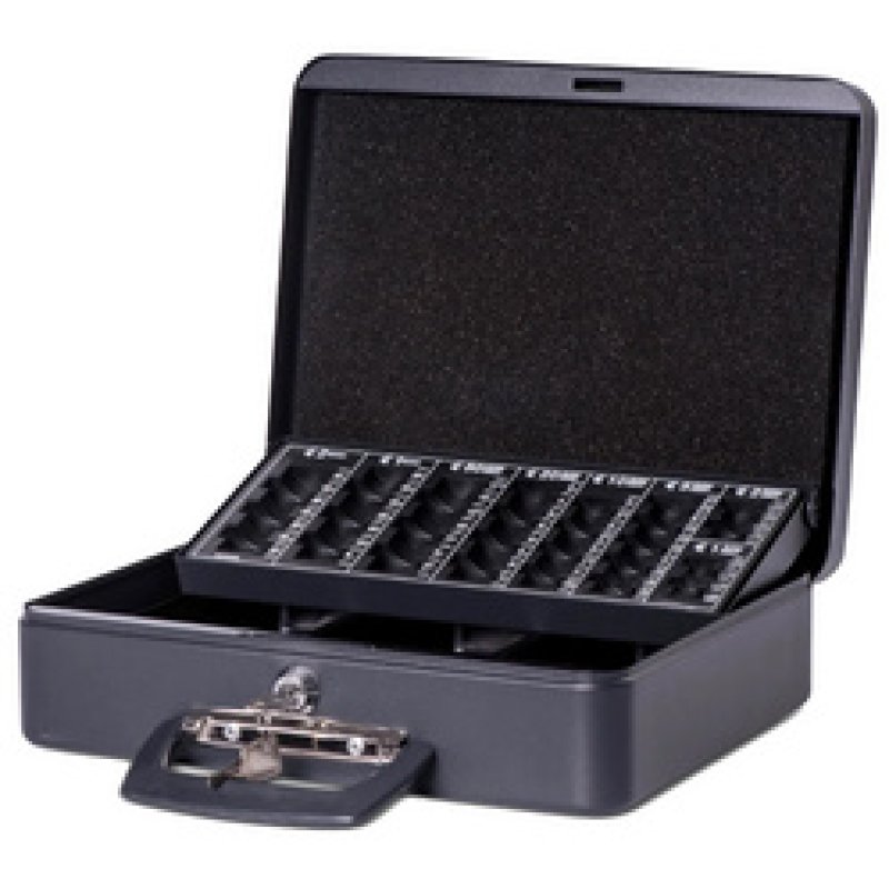 MAUL Caisse à monnaie avec trieur de pièces, noir