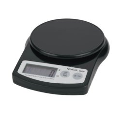 MAUL 1640590 escabeaux de cuisine Noir Comptoir Rond Balance de ménage électronique
