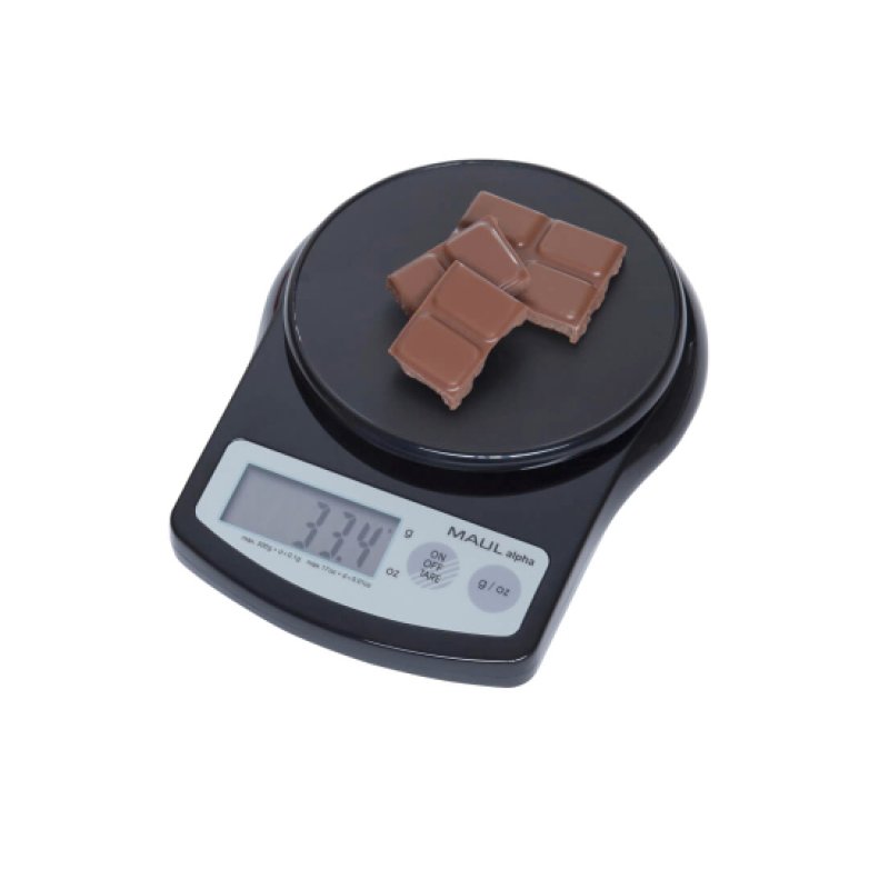 MAUL Balance de précision MAULalpha, capacité: 500 g, noir