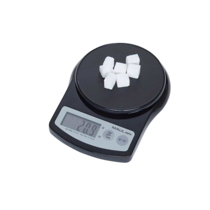 MAUL Balance de précision MAULalpha, capacité: 500 g, noir