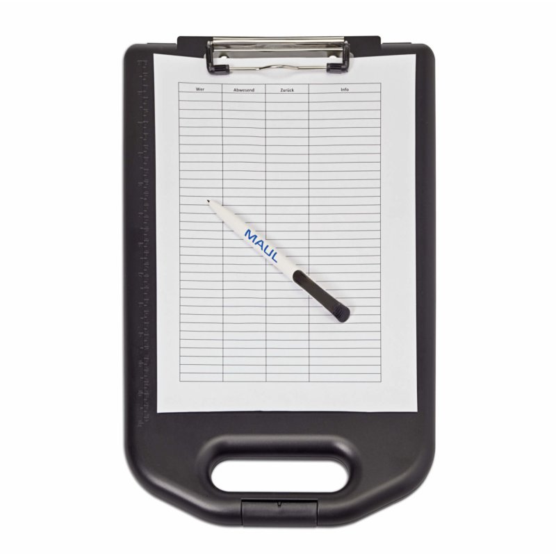 MAUL 2349590 clipboard A4 Plastic Black