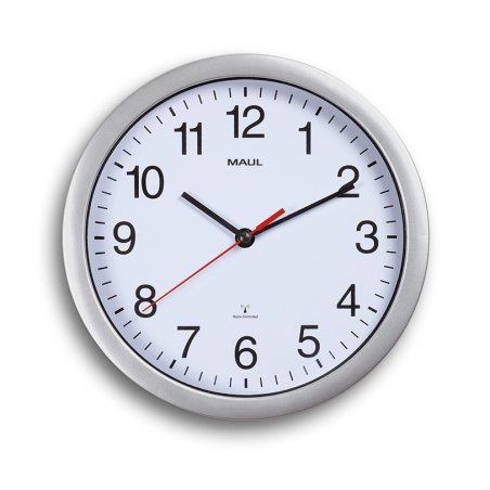 MAUL 9052695 wall/table clock Quartz clock Circle Silver, White
