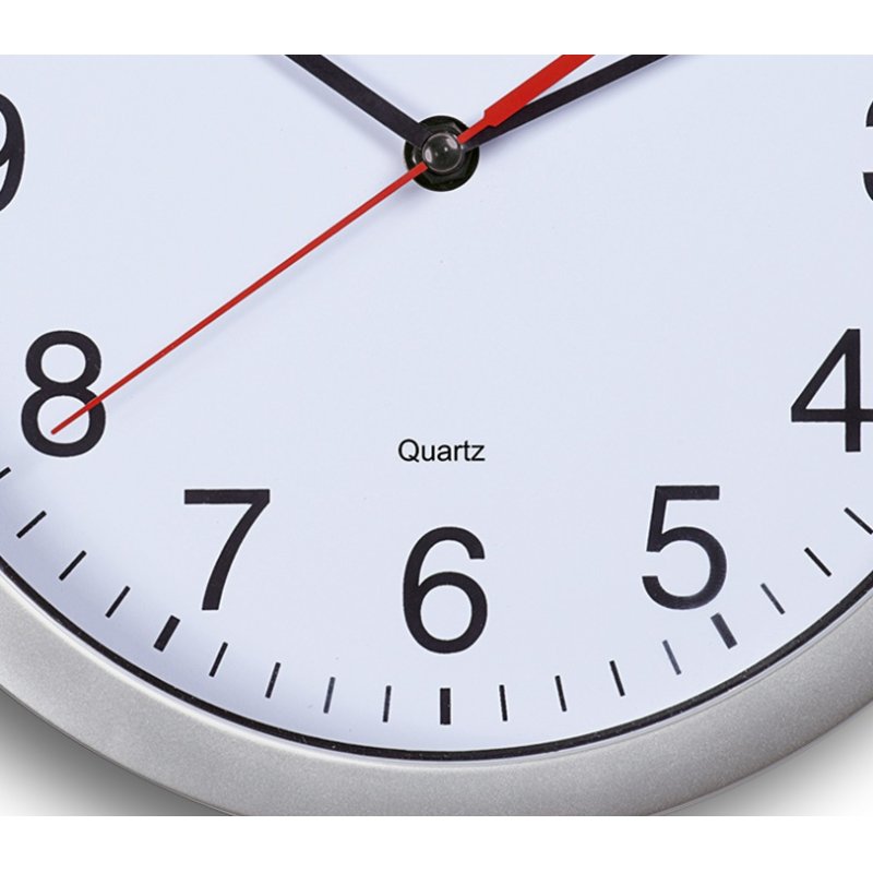 MAUL 9052695 wall/table clock Quartz clock Circle Silver, White