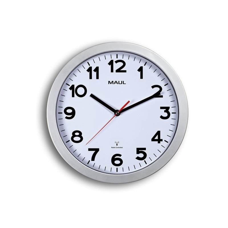 MAUL Horloge murale/horloge radio MAULstep, diamètre: 300mm