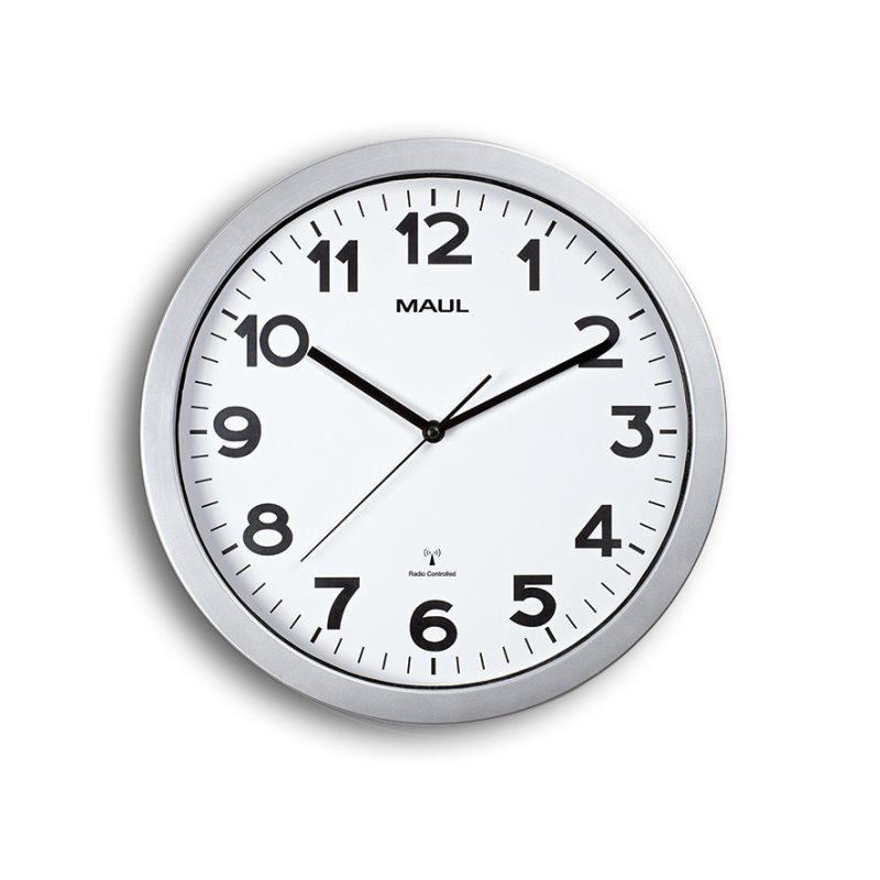 MAUL Horloge murale/horloge radio MAULstep, diamètre: 350mm