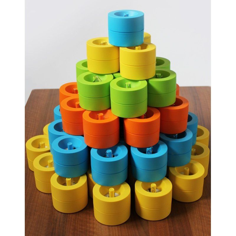 MAUL Distributeur de trombones MAULpro, rond, vert clair