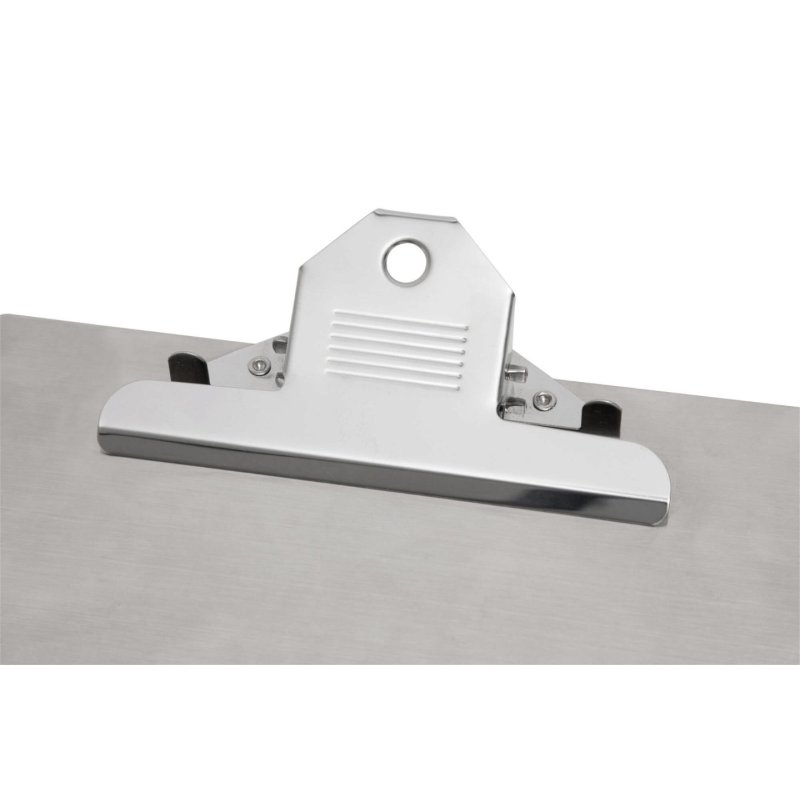 MAUL Porte-bloc MAULsteel, acier inoxydable, A4, argent
