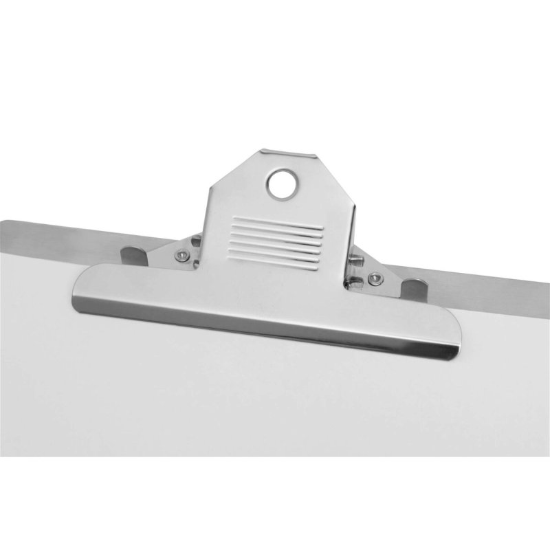 MAUL Porte-bloc MAULsteel, acier inoxydable, A4, argent