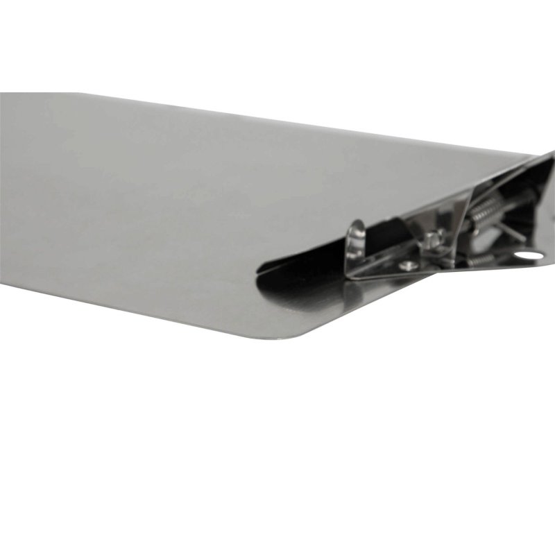 MAUL Porte-bloc MAULsteel, acier inoxydable, A4, argent