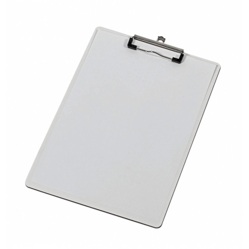 MAUL Porte-bloc à pince MAULflexx, A4, en PP, blanc / noir