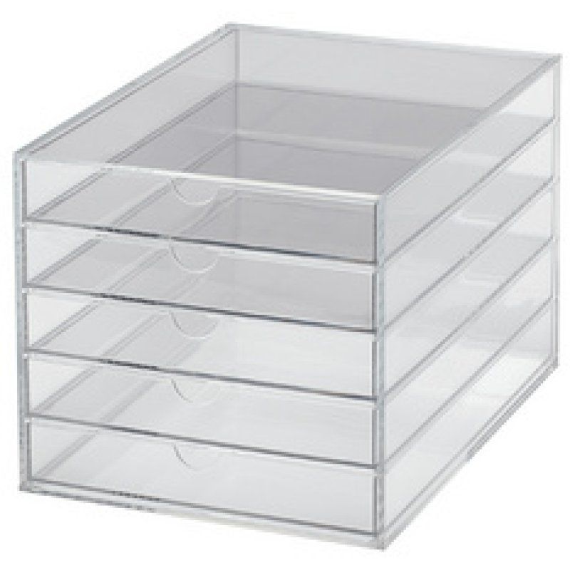 MAUL Module de classement acrylique, A4, 3 tiroirs