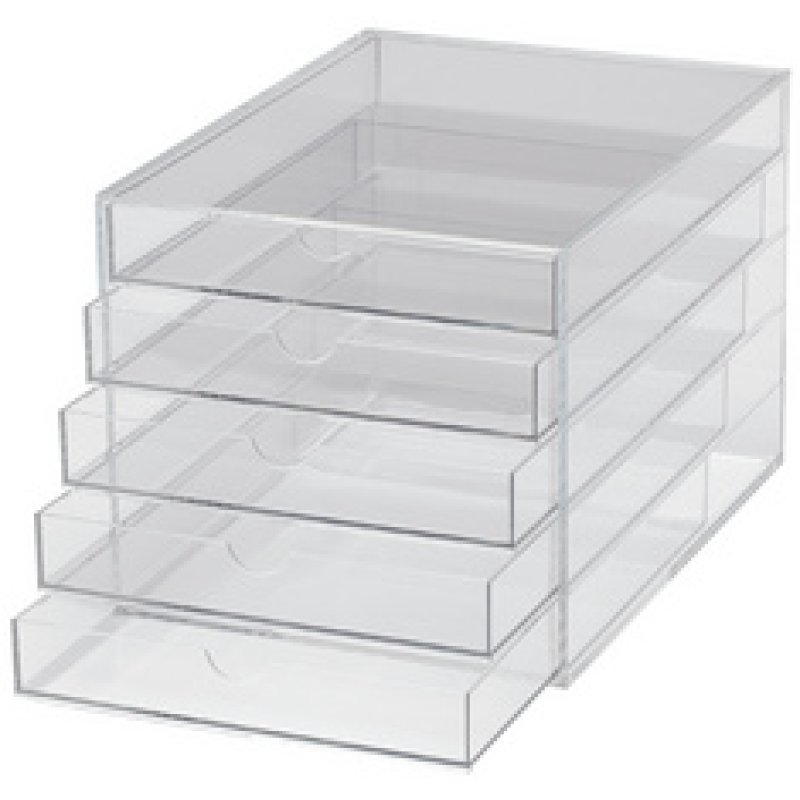 MAUL Module de classement acrylique, A4, 5 tiroirs