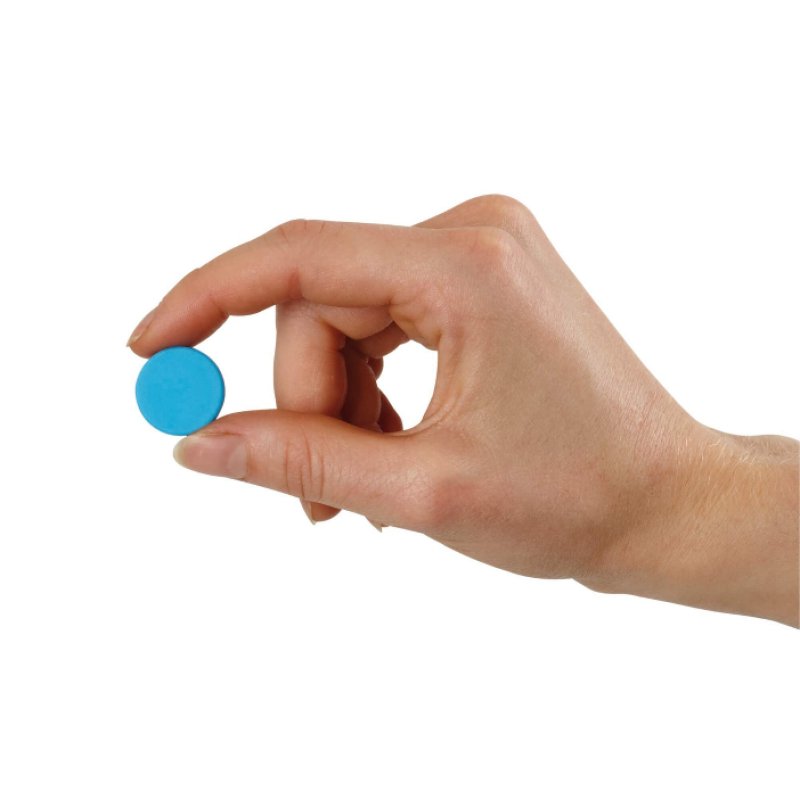 MAUL 61666 aimant pour réfrigérateur Néodyme, Silicone Bleu, Vert, Gris, Orange 10 pièce(s)