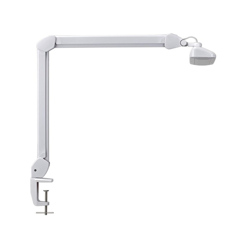 MAUL Lampe de bureau à LED MAULintro, dimmable, pince, blanc