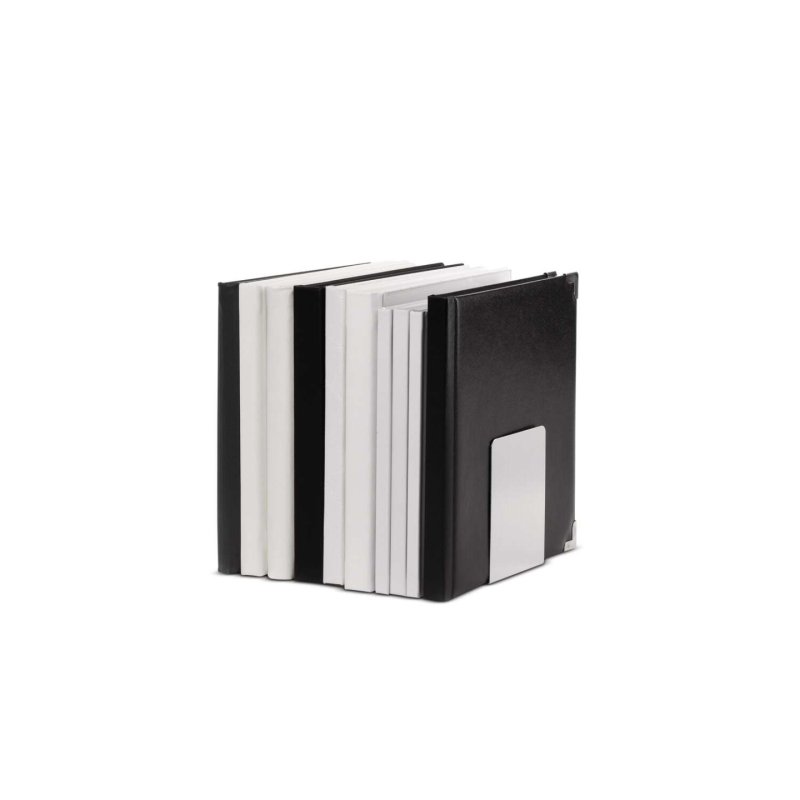MAUL Serre-livres, en aluminium, (L)80 x (P)100 x (H)100 mm