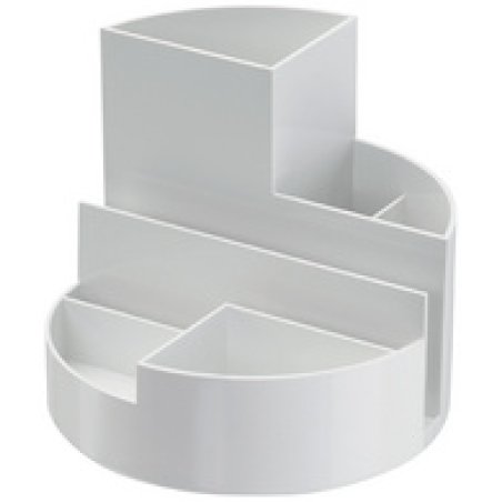MAUL Multipot MAULrundbox Recycling, rond, blanc