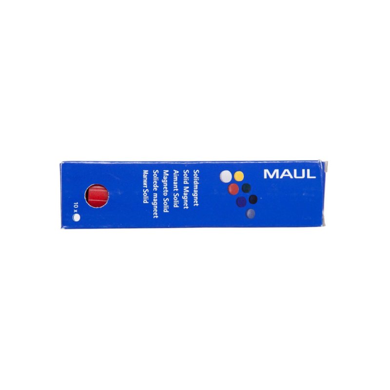 MAUL Aimant MAULsolid, diamètre: 38 mm, 2,5 kg, rouge
