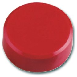 MAUL Aimant à facettes MAULpro, diamètre: 33 mm, rouge