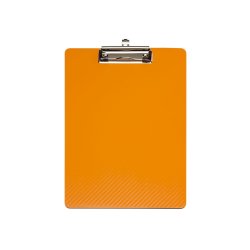 MAUL Porte-bloc avec pince MAULflexx, A4, orange / noir