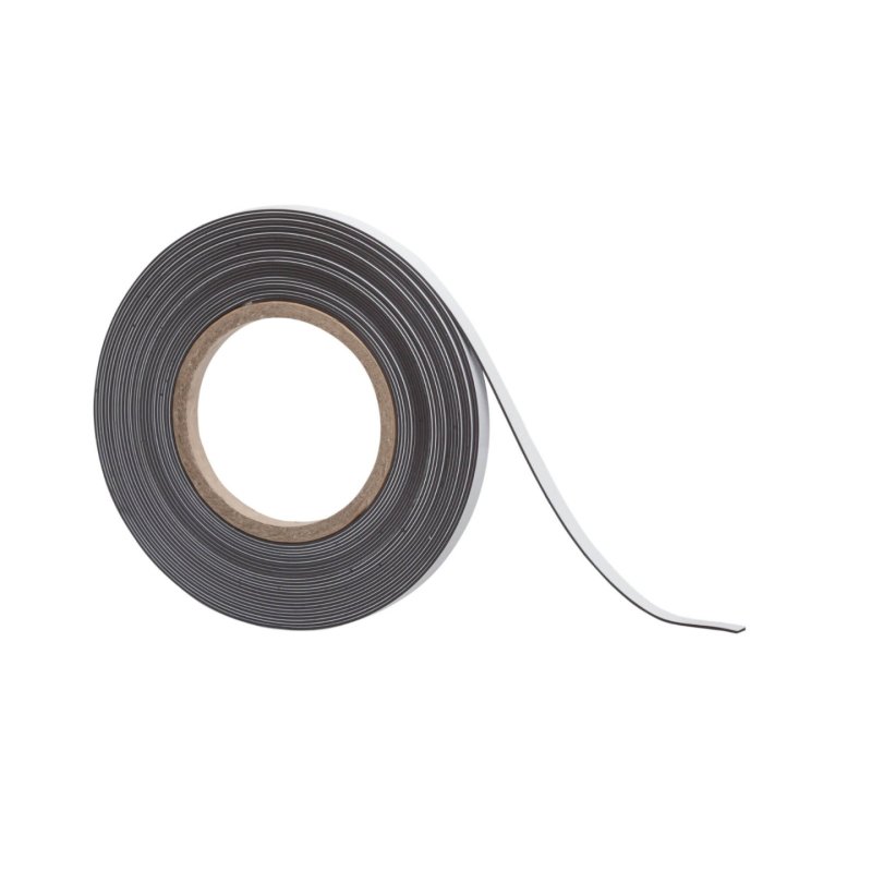 MAUL Ruban magnétique, 10 mm x 10 m, épaisseur: 1 mm, blanc