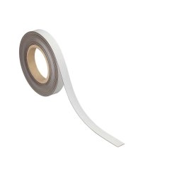 MAUL Ruban magnétique, 20 mm x 10 m, épaisseur: 1 mm, blanc