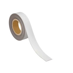 MAUL Ruban magnétique, 40 mm x 10 m, épaisseur: 1 mm, blanc