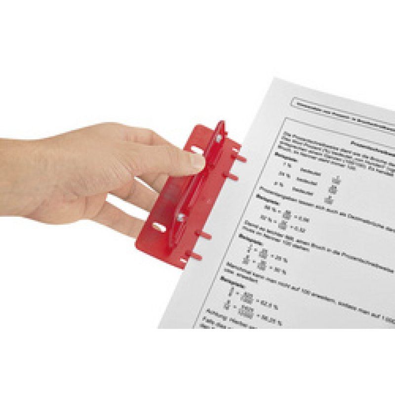 WEDO Perforateur de poche, capacité: 3 feuilles, bleu ICE