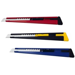 WEDO Cutter en métal, lame: 9 mm, à clip, assorti