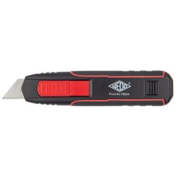 WEDO Cutter de sécurité Double Side, noir/rouge