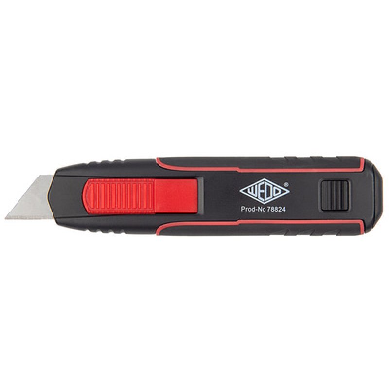 WEDO Cutter de sécurité Double Side, noir/rouge