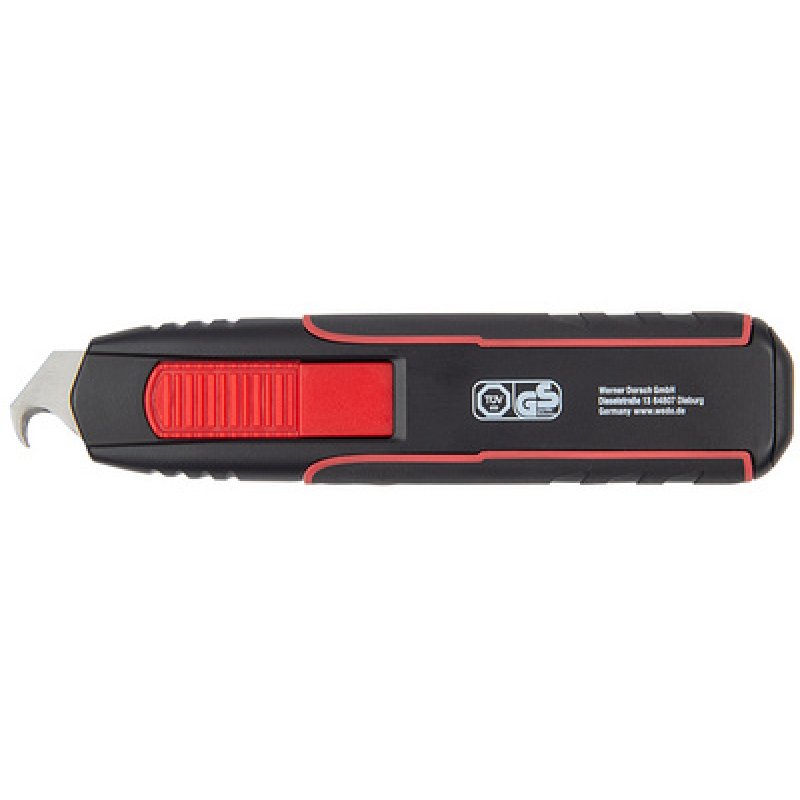 WEDO Cutter de sécurité Double Side, noir/rouge