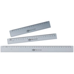 WEDO Règle plate, 160 mm, en plastique, transparente
