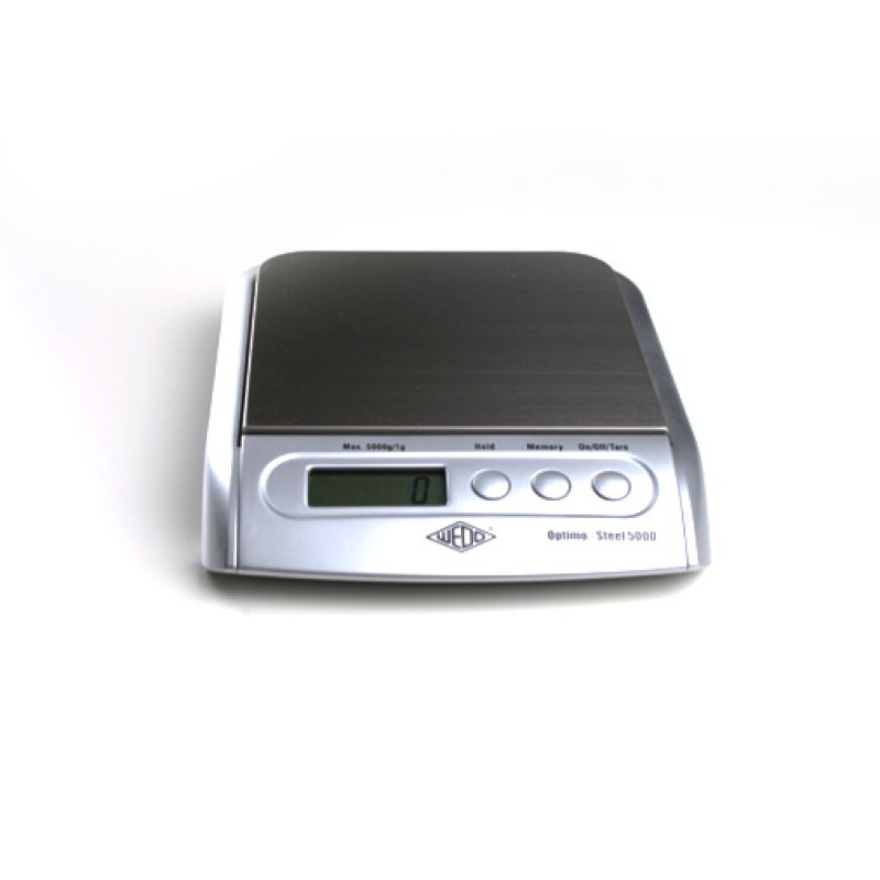 Wedo Electronic Scale OPTIMO Steel 5000 Pèse-lettre électronique Argent