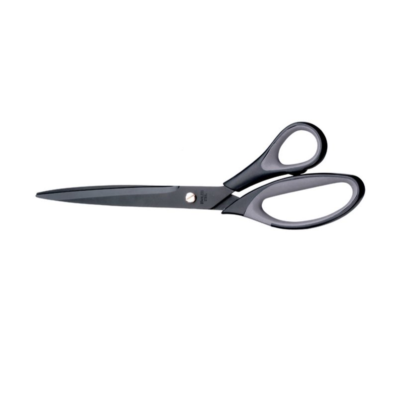 MAUL 7691090 ciseaux à bouts ronds Ciseaux d'office Découpe droite Noir, Gris