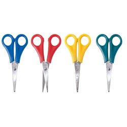 Wedo 77 720 Art & Craft scissors Straight cut Blue, Green, Red, Yellow