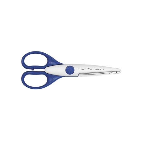 Wedo 77 1904 ciseaux à bouts ronds Ciseaux pour loisirs créatifs Découpe de forme Bleu