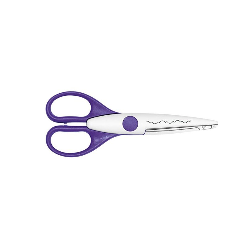 Wedo 77 1907 ciseaux à bouts ronds Ciseaux pour loisirs créatifs Découpe de forme Violet