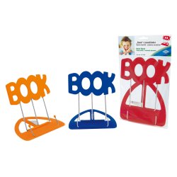 Wedo 211 199 support de livre Bleu, Vert, Orange, Rouge Nickel, Plastique