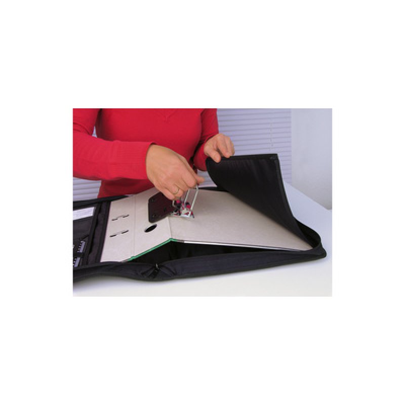 WEDO Porte-documents, pour classeur de format A4, noir