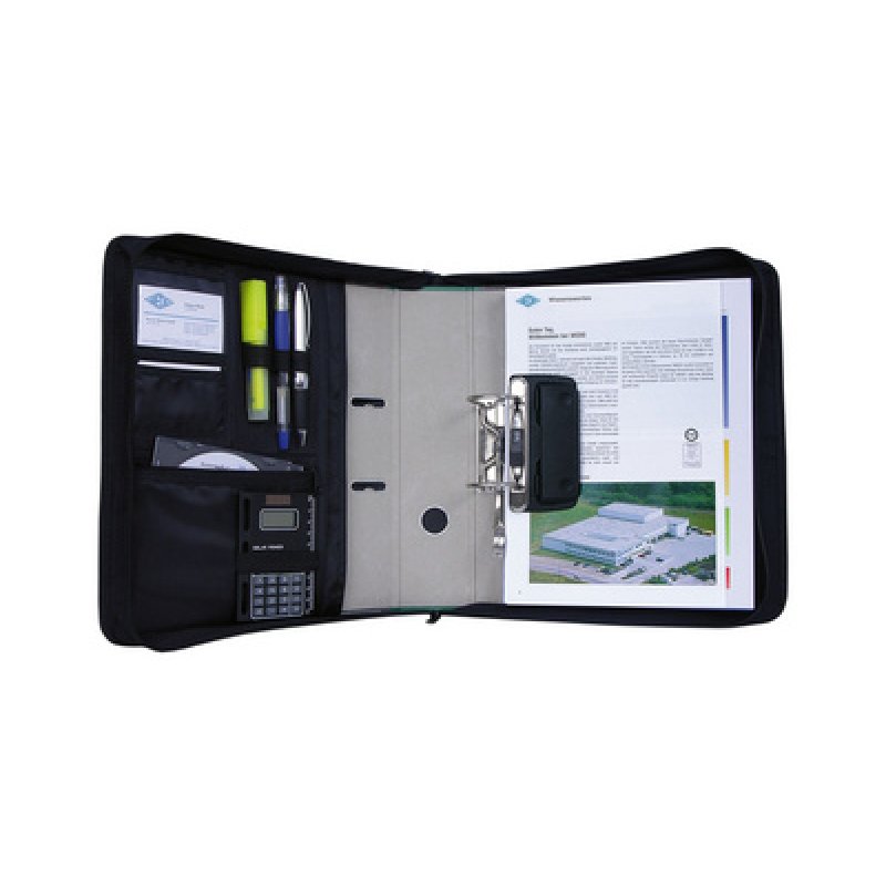WEDO Porte-documents, pour classeur de format A4, noir